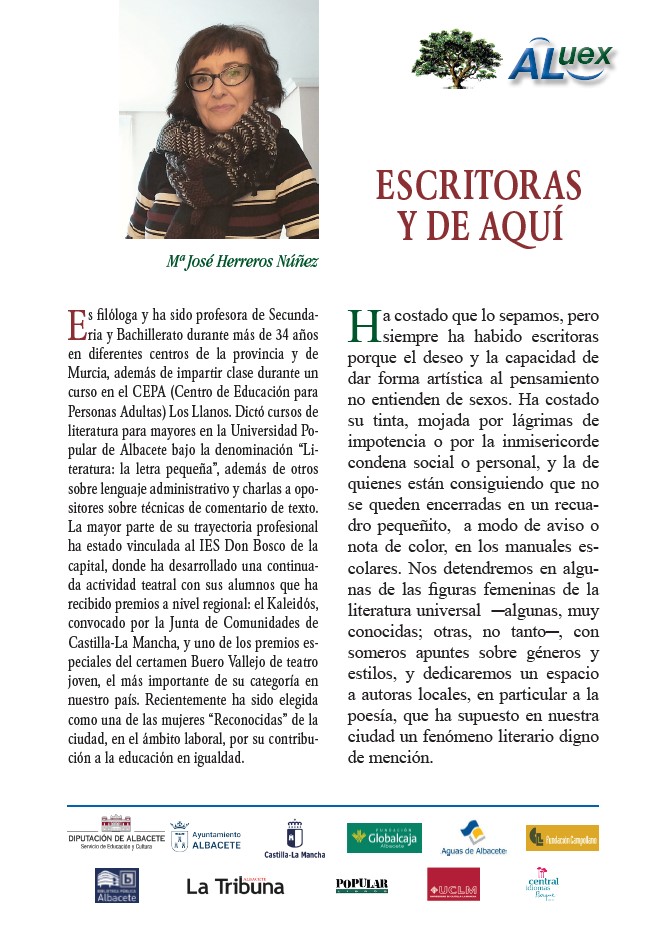 conferencia aluex escritoras y de aquí