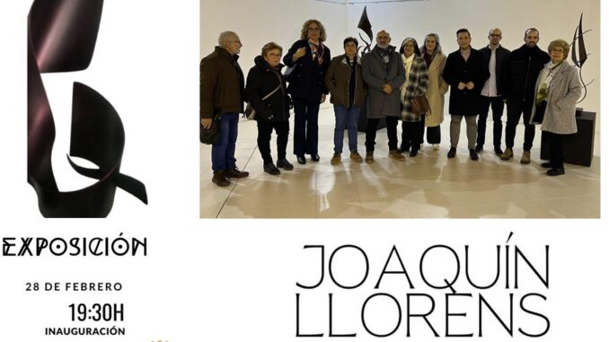 El-Alcalde-asiste-en-Onil-a-la-inauguracion-de-la-exposicion-de-Escultura-en-Hierro-del-caudetano-JOAQUIN-LLORENS