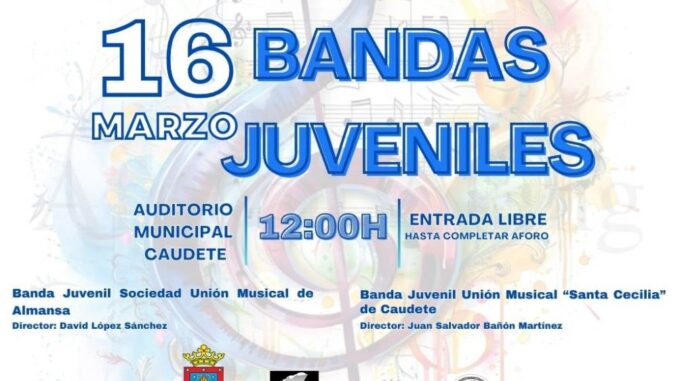 El-proximo-domingo-se-celebrara-el-XVII-Festival-de-Bandas-Juveniles-en-el-Auditorio-Municipal