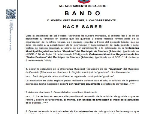 Un-BANDO-MUNICIPAL-recuerda-el-deber-a-cumplir-para-Guaridas-y-Sedes-Festeras-tanto-nuevas-como-existentes